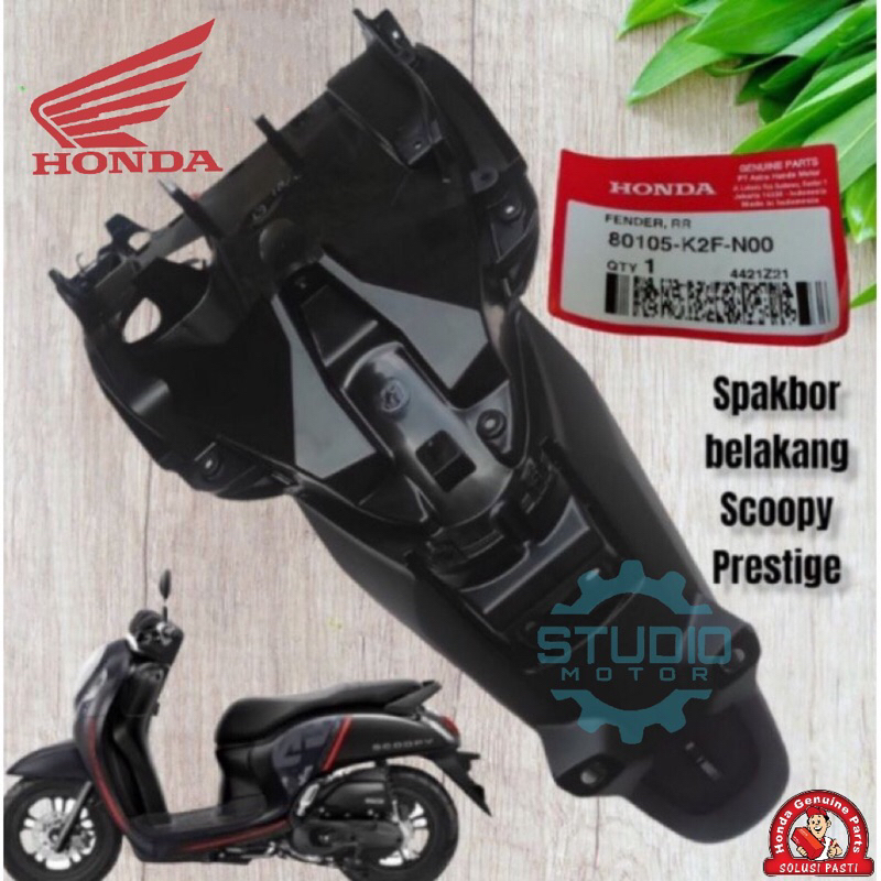 80105K2FN00 Slebor Spakbor Belakang  Rear Fender Scoopy Prestige ESP LED K2F  Original Honda AHM