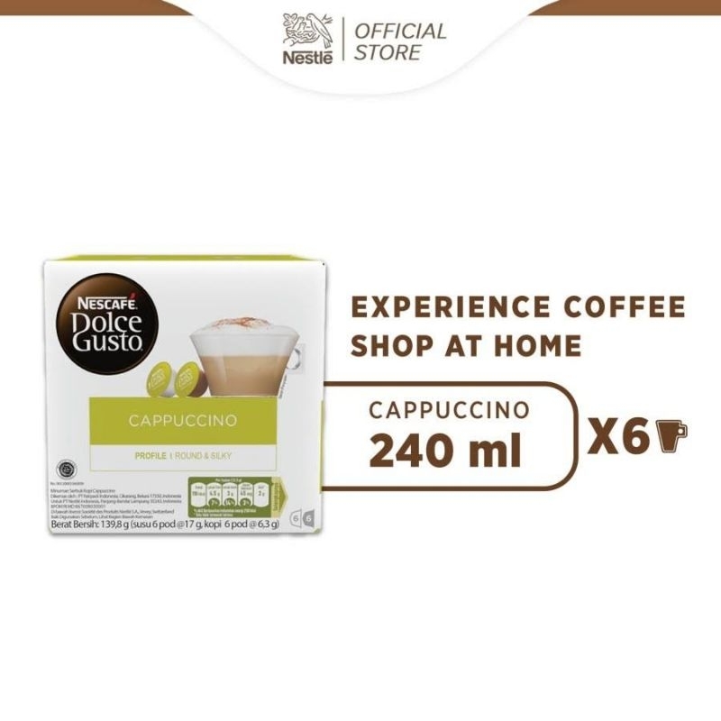 

Kopi Kapsul Nescafe Dolce Gusto Cappuccino Coffee Capsule