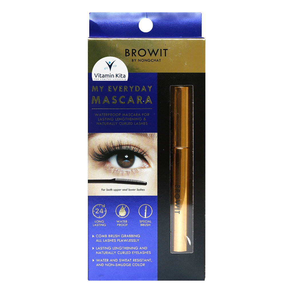 Browit By Nongchat My Everyday Mascara Maskara [TERMURAH]