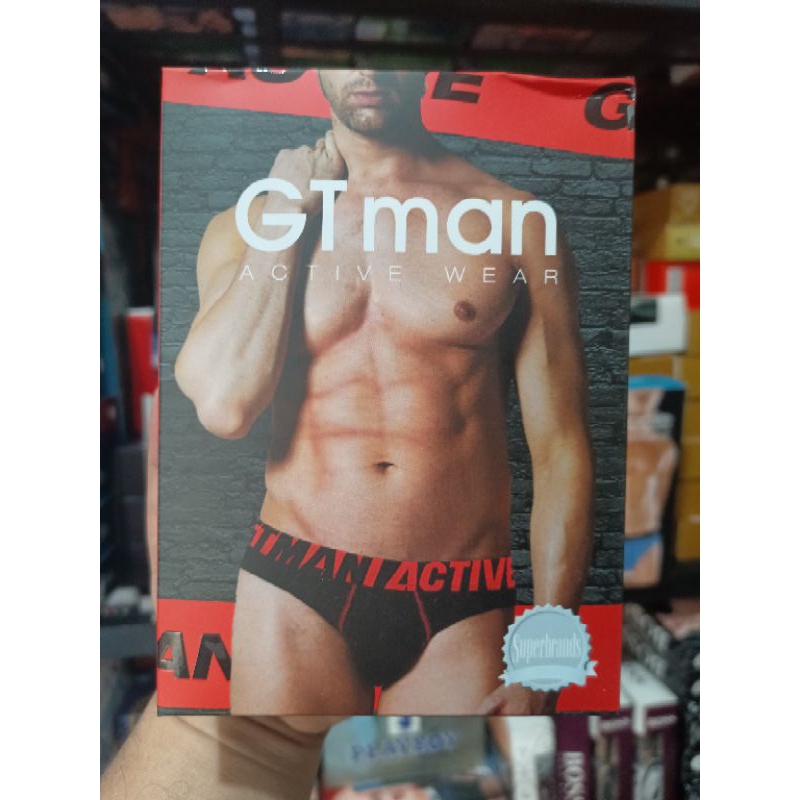 2 Pcs Celana Pria Gt Man  Mini Brief  GTKB05