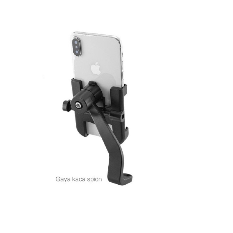 Smartfish Holder HP Motor Sepeda Bahan Aluminium