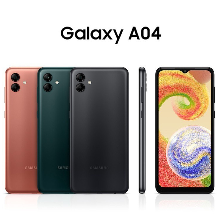 SAMSUNG GALAXY A04 RAM 4GB-ROM 64GB GARANSI RESMI