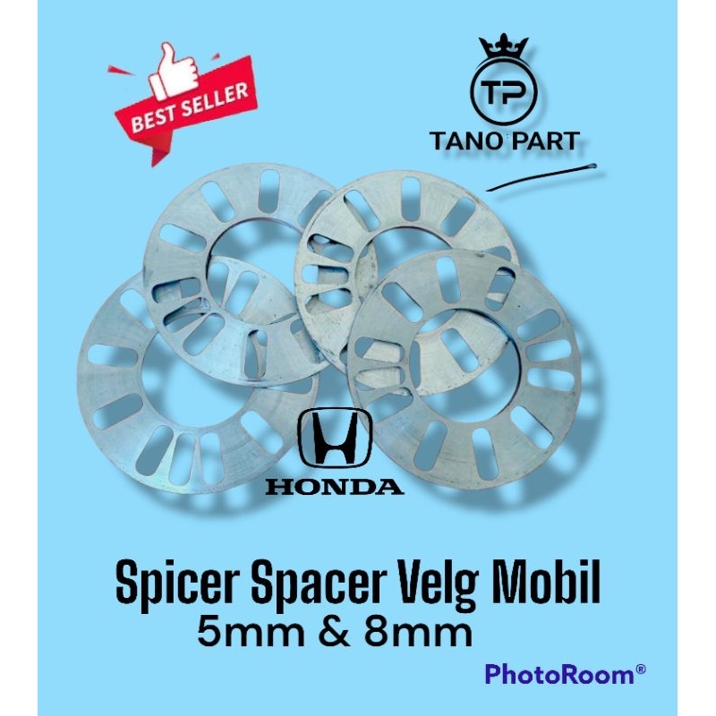 Spicer Spacer Velg Universal Mobil Honda Brio BRV Mobilio City Jazz 4Pcs Tebal 5mm & 8mm