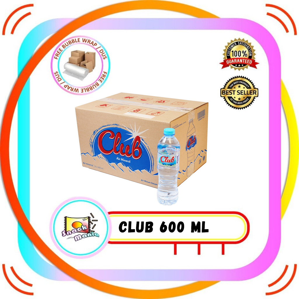 

Club Air Mineral Botol 600 ml DUS 24 Pcs CARTON