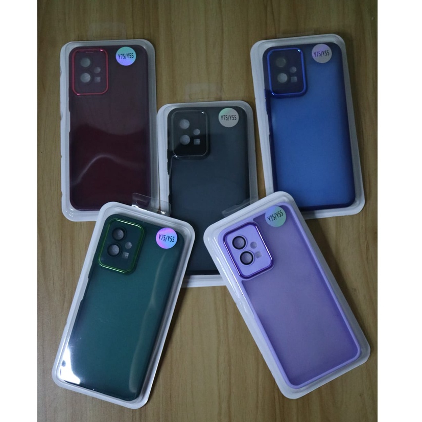 Softcase ACRYLIC Transparan Lembur Pro Kamera FOR VIVO Y12 Y15 Y17 Y12i Y11 Y30 Y50 Y21 Y21S Y33S Y33T Y91 Y93 Y95 Y91C Y75 Y55 T1 5G Y20 Y12S Y21S Y11S