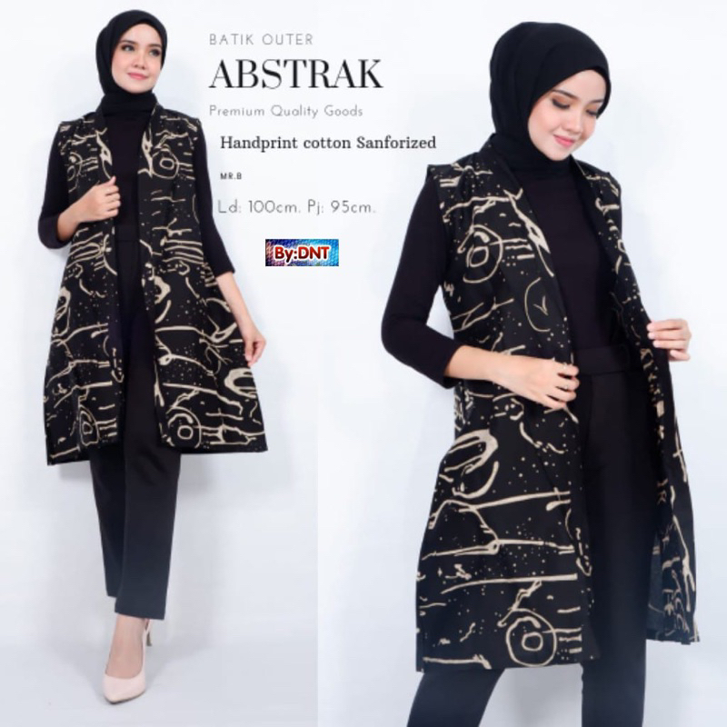 OUTER BATIK KEKINIAN OUTER BATIK CARDIGAN BATIK