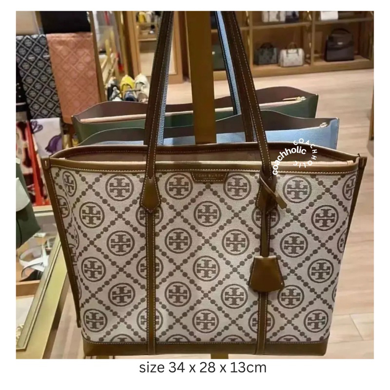 tory burch T monogram tote