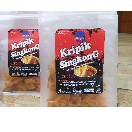 

keripik singkong pedas daun jeruk 150 Gram