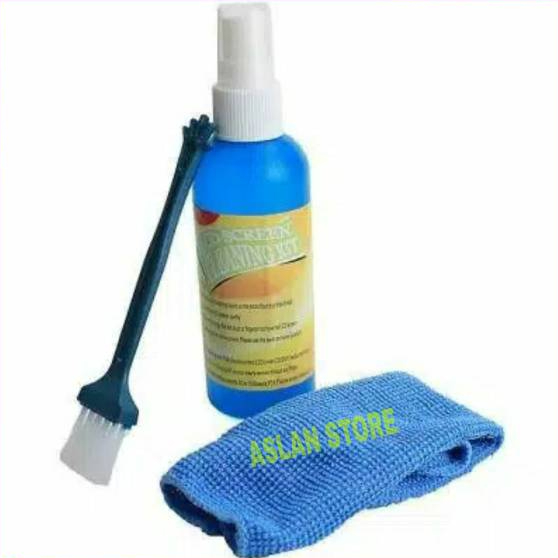 Cairan Spray Pembersih Layar Komputer,Tv,Laptop LCD Screen Cleaner Cleaning Kit