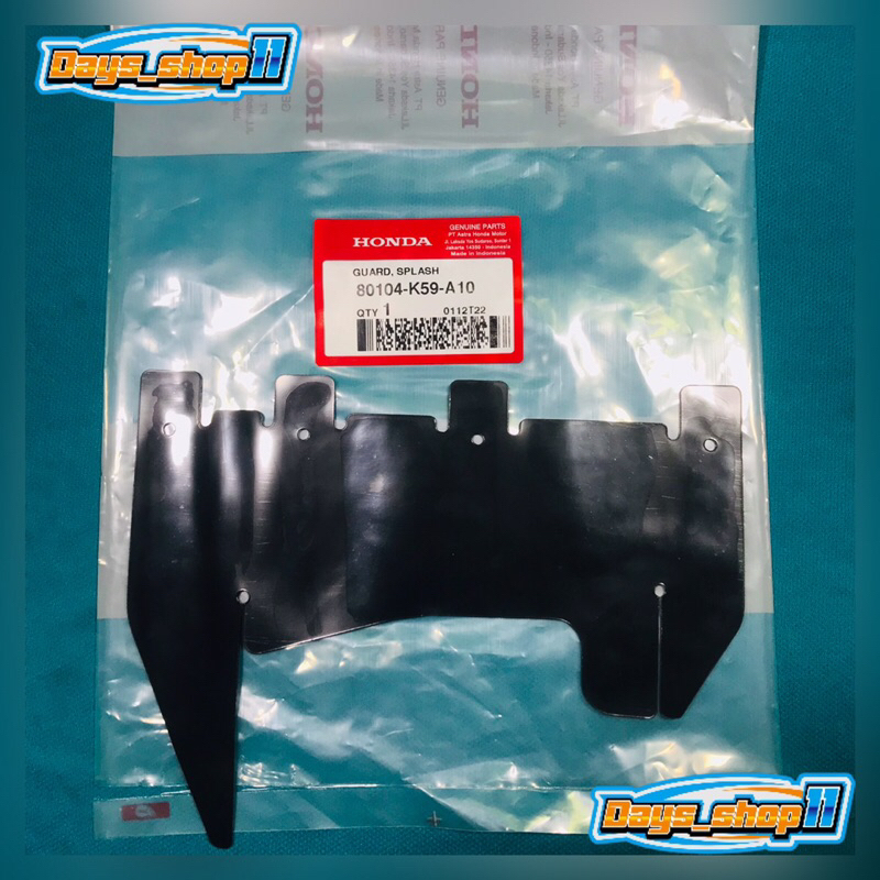 karet tahanan lumpur kolong spakbor belakang vario 125 150 esp new vario 125 150 esp original