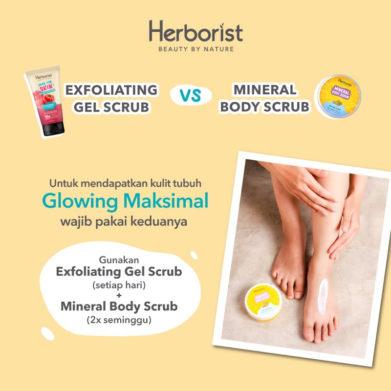 Herborist Mineral Body Scrub 200g