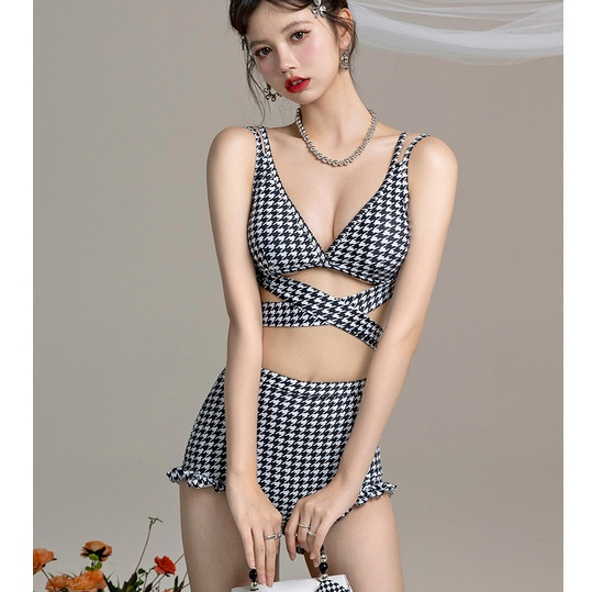 【AMY J】Bandage Bikini Set  7021