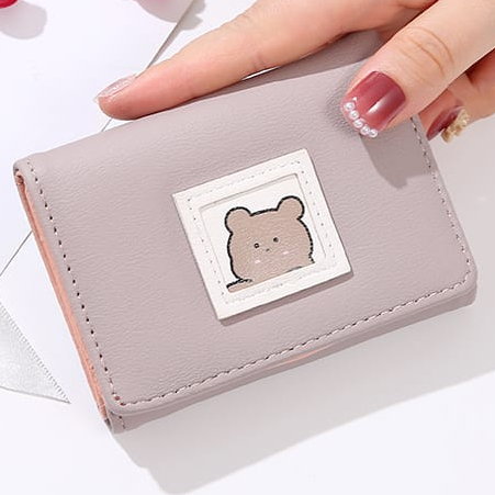 ♥DPS829♥ D230 Dompet wanita cantik dengan ikon kartun Dompet wanita kecil Dompet wanita lucu import Dompet wanita termurah Ideal untuk tamasya sehari-hari dan untuk membawa uang kembalian