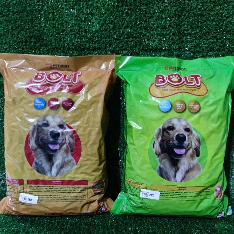 Bolt Dog 1kg Bolt Dog Lamb / Bolt Dog Beef Makanan anjing