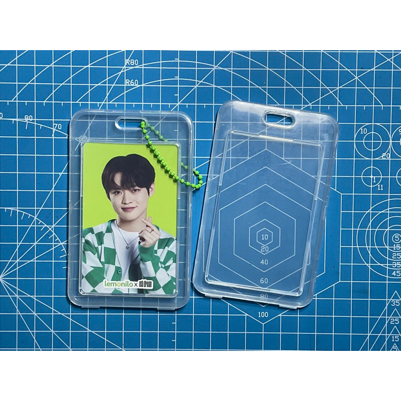 

clear ID Card Holder plastik transparan tebal