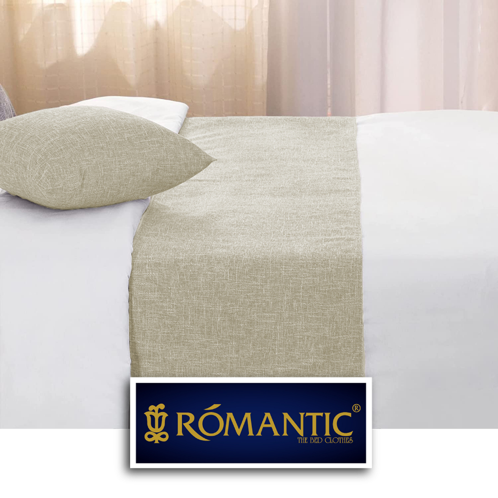 Bed Runner / Selendang kasur Custard by ROMANTIC standard Hotel minimalis