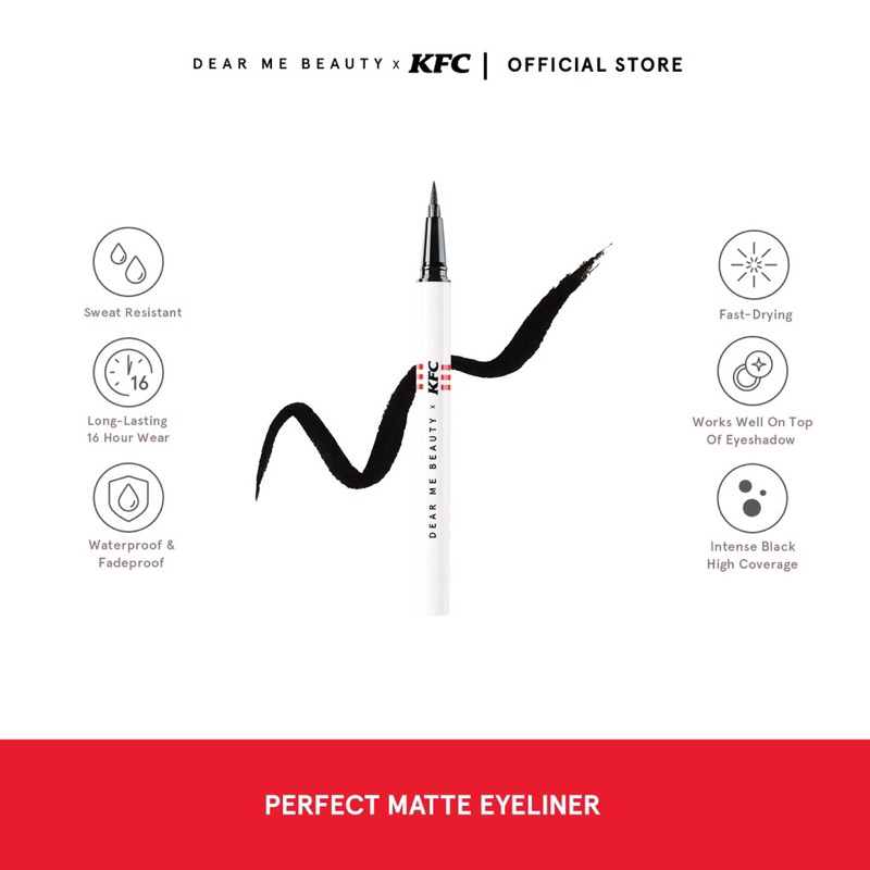 DEAR ME BEAUTY X KFC PERFECT MATTE EYELINER