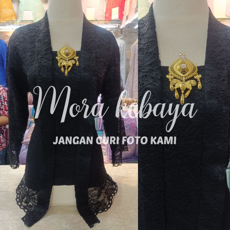 kebaya kutu baru lengan 7/8 _kebaya brukat_kebaya_kebaya kutu baru modern_kebaya encim_kebaya kondangan