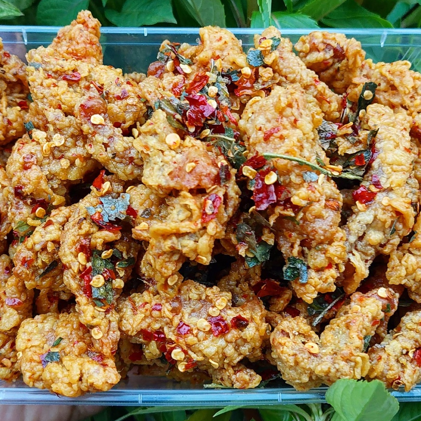 KERIPIK KULIT PEDAS DAUN JERUK 1KG