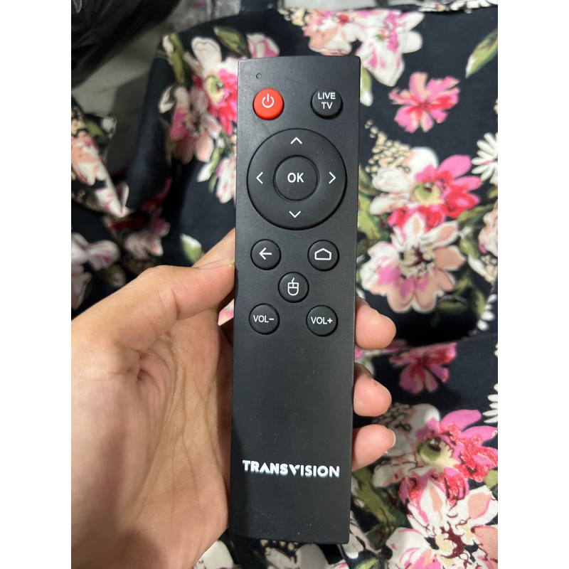 REMOTE REMOT TRANVISION TOMBOL MERAH ORIGINAL ASLI