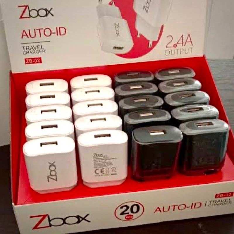 (Z-Box 2.4A) POWER ADAPTER KEPALA CHARGER AUTO ID 2.4A ADAPTOR CHARGER SIGLE PORT USB