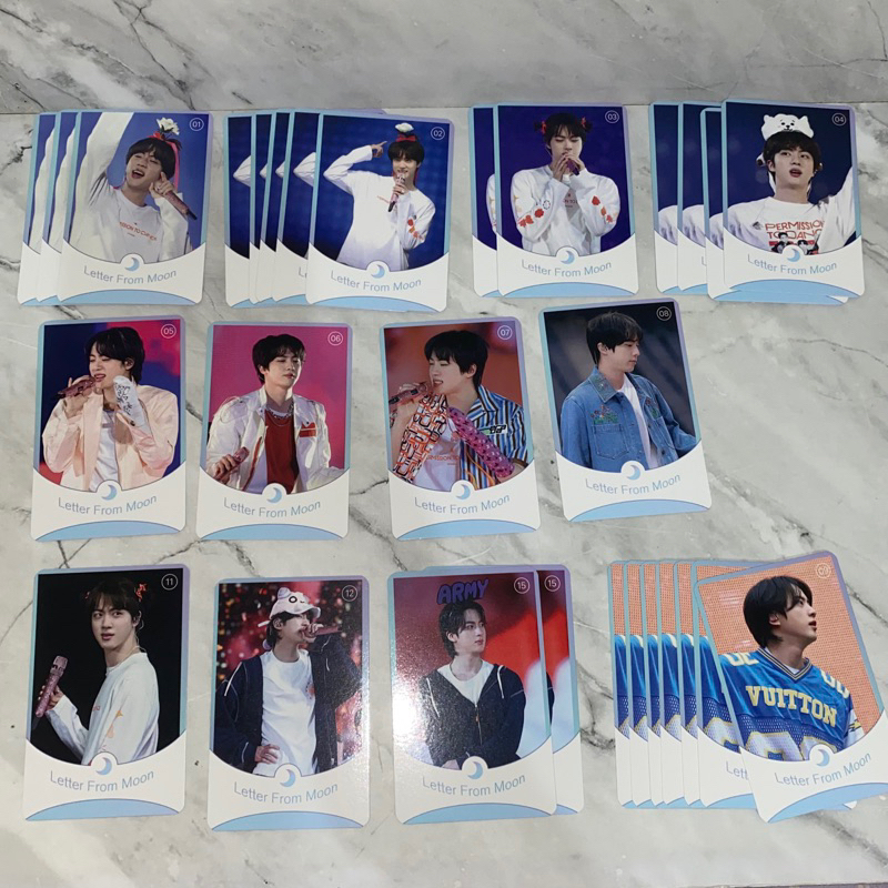 trading card BTS jin seokjin fansite masternim alb a little braver exhibition pc mini photocard mpc