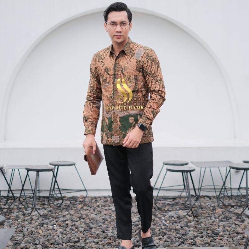 ADEBA X SASMITO BATIK HIJAU PASTEL