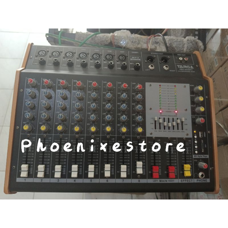 Professional Power Mixer 8 Channel TARGA PMX-805 MP3