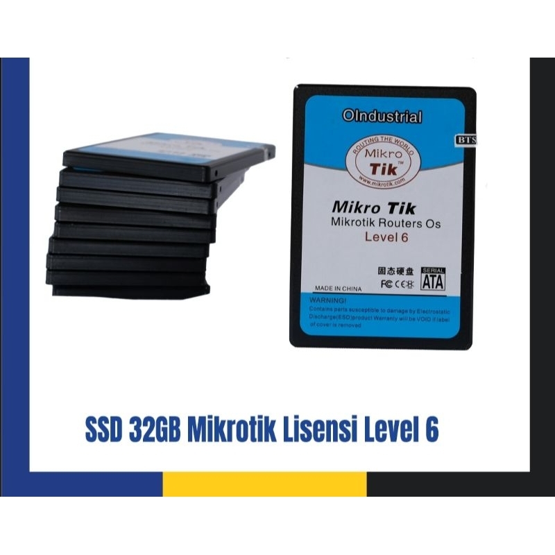 SSD 32gb Mikrotik Lisensi level 6