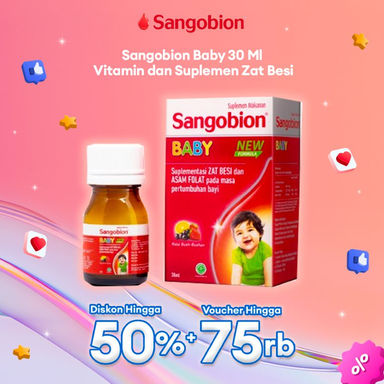 Sangobion Baby Sirup Vitamin dan Suplemen Zat Besi 30 ml