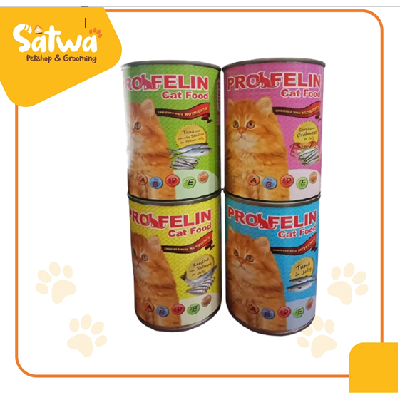 profelin kaleng tuna 400gr makanan kucing kaleng profelin 400 gr