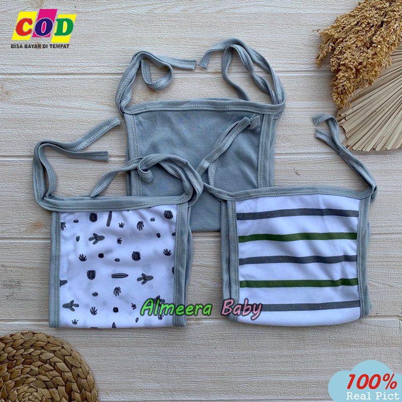 Isi 6 PCS Popok Bayi Baru Lahir Popok Tali Popok Kain Cuci Ulang Usia 0-3 Bulan Almeera Baby and Kids