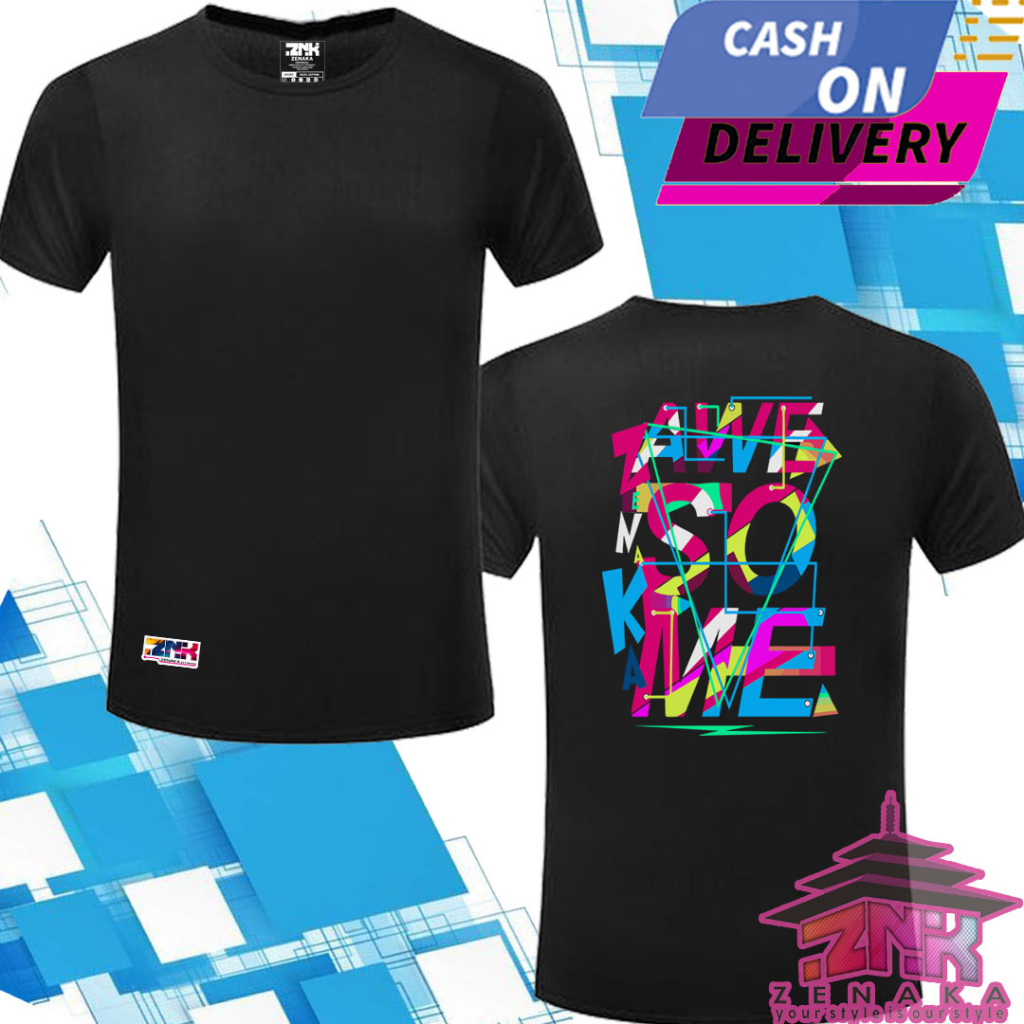 kaos pria dan wanita distro awesome zenaka