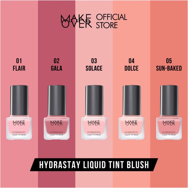 (GOSEND/COD) MAKE OVER HYDRASTAY LIQUID TINT BLUSH - BLUSH ON LIQUID MAKEOVER