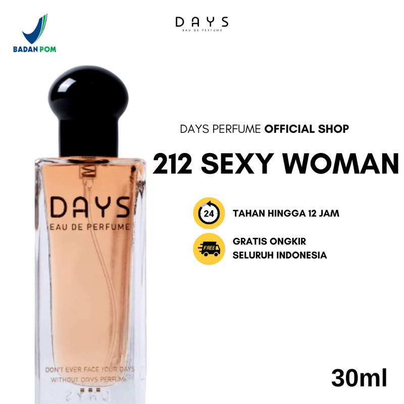 DAYS PARFUM 212 SEXY WOMAN / DAYS PARFUME ORIGINAL