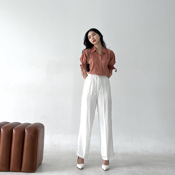 Amber Pants PART 1 / Celana Wanita Korea / Celana Panjang Kulot / Casual Pants