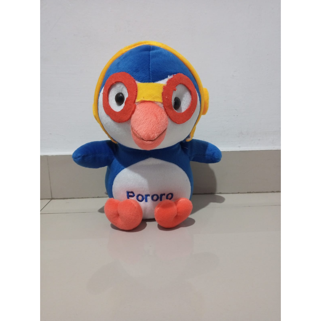 Boneka Pororo Kacamata 3D Dimensi / Boneka Pretty Pororo Boneka PORORO size M