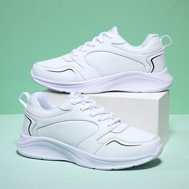 Sepatu Olahraga Tali Putih Wanita Trendy Sport Shoes Perempuan Pink Sepatu Sneaker Hitam Cewek Import SP-240