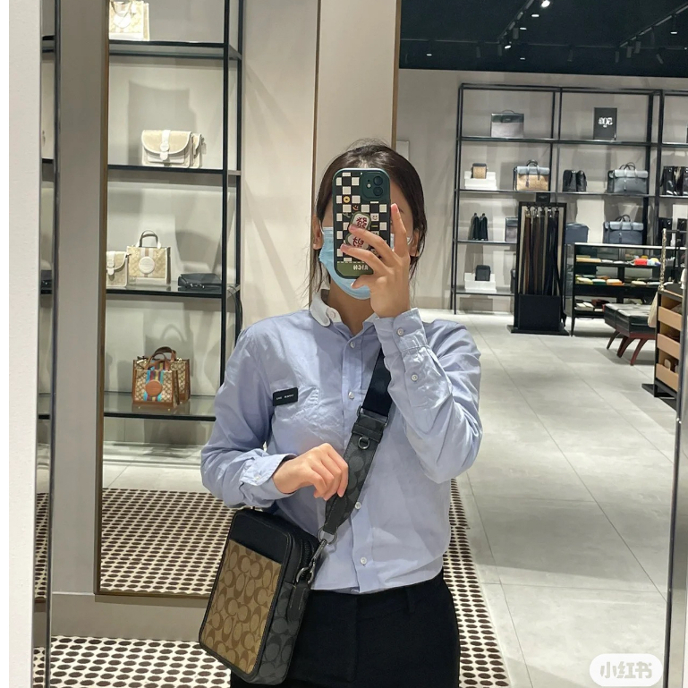 tas coach sulivan mini signature crossboady-tas coach-sling bag coach-tas pria