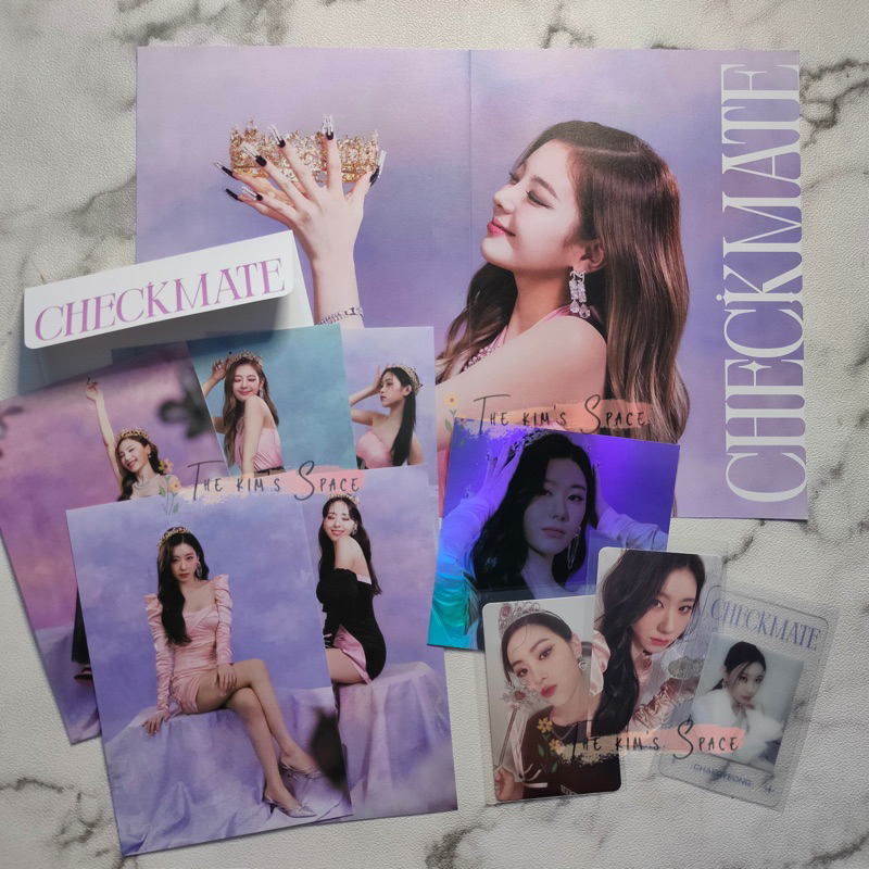 [CLEARANCE SALE] ITZY Checkmate Limited Edition Lia Chaeryeong Photocard Clear Card Mini Poster Bene