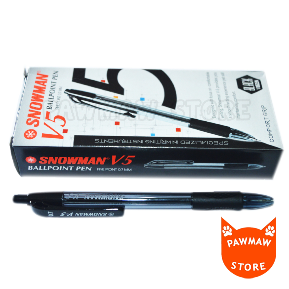 

Arm Pulpen Snowman V5 HITAM ( PACK )