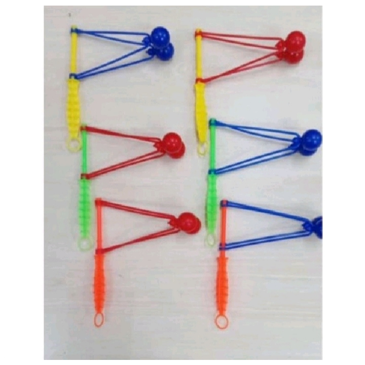 Promo 1 Set Lato Lato Glow InThe Dark  Dengan Tali Dan Pegangan