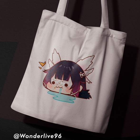 Totebag Genshin Impact Fatui Harbringers strap