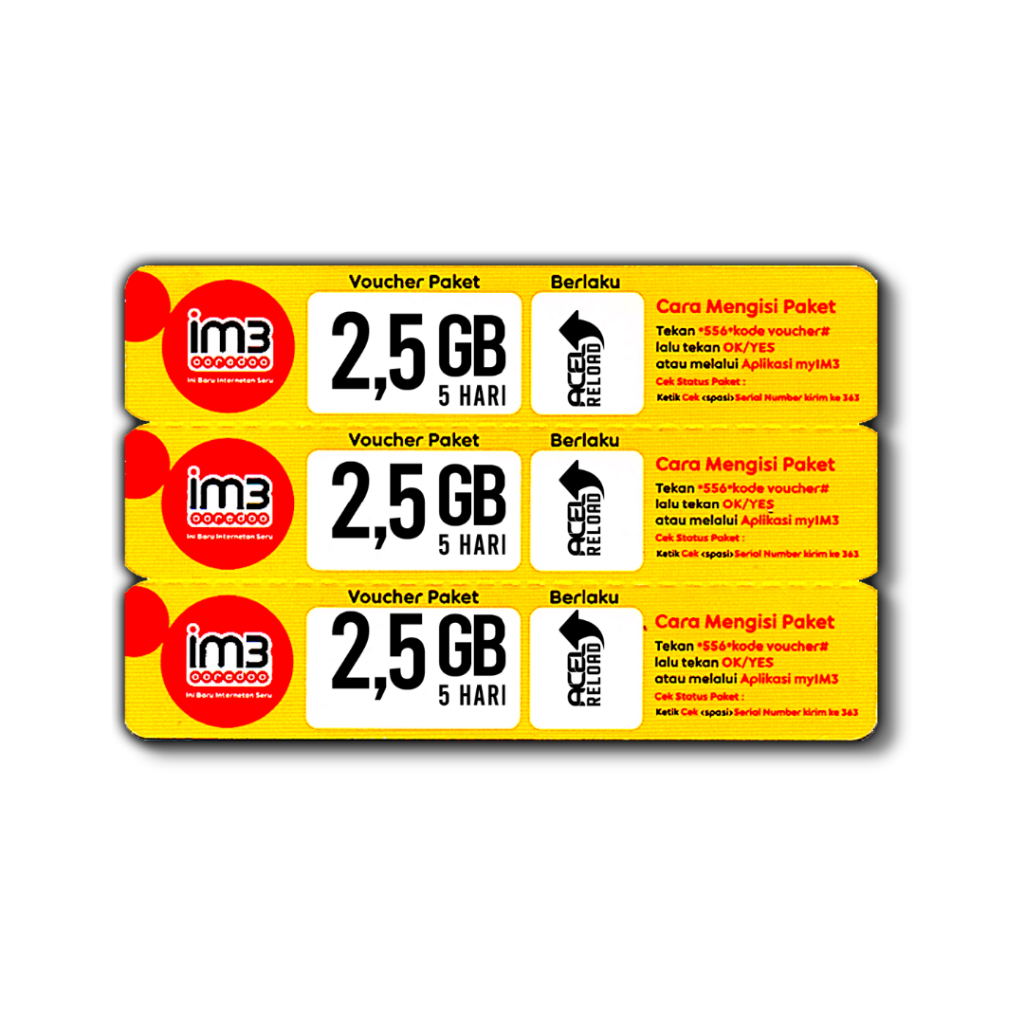 Voucher Indosat - 3GB 7HARI