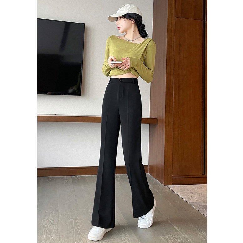 Cutbray Celana Setelan Highwaist Celana Setelan Wanita Korean Celana Kerja Wanita Kekinian