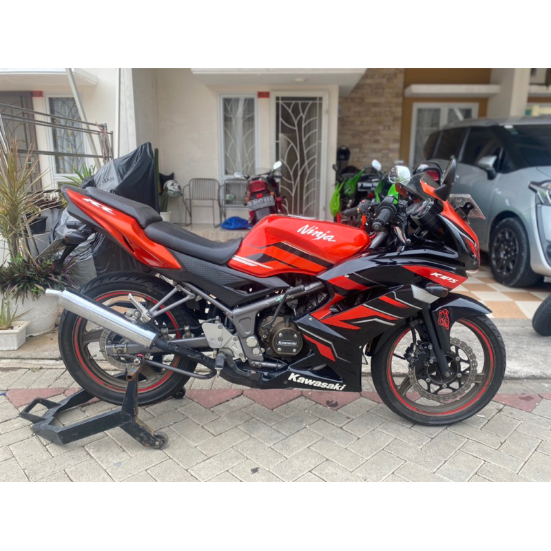 kawasaki ninja rr 2015 orange istimewa mantap