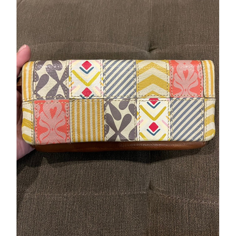 Fossil Wallet Vintage Patchwork (Preloved)