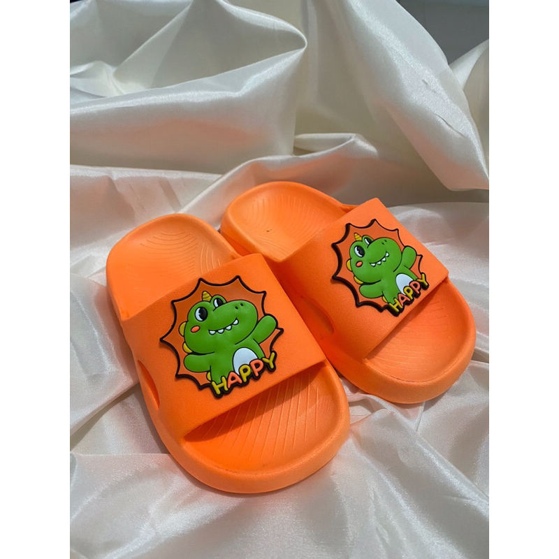 Sandal anak laki-laki Dino Dinosaurus , Sandal Anak Slop Premium, Sandal Slide kids Sandal Kids Flip-Flop sendal anak