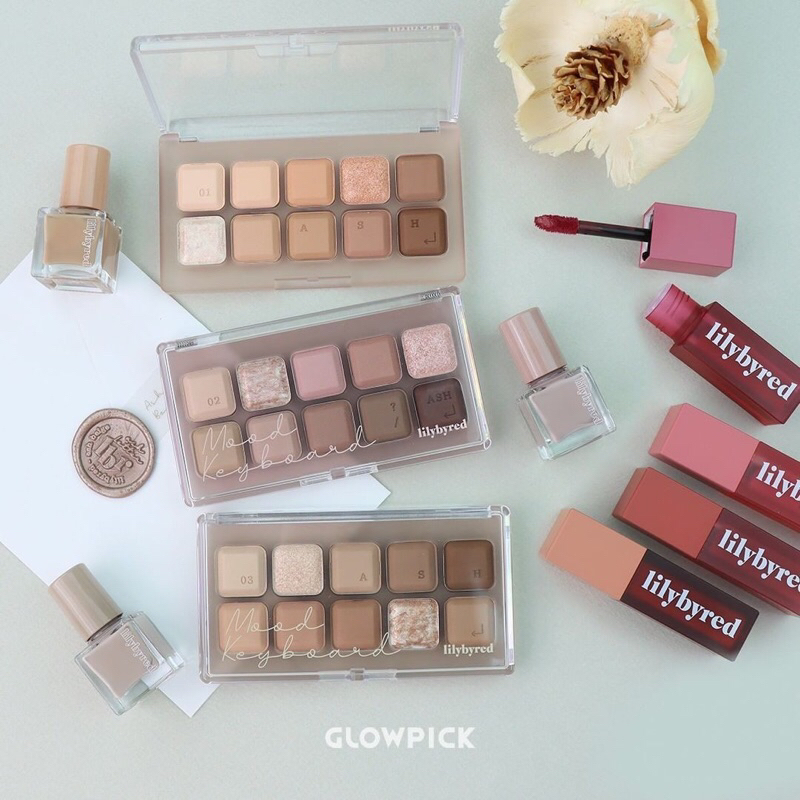 Lilybyred Ash Letter Collection Mood Keyboard Eyeshadow Palette