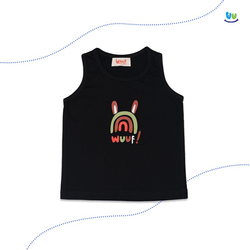 KAOS KUTUNG BAYI/ANAK/ SLEEVELESS BABY KIDS FUN SERIES WUUF KIDS